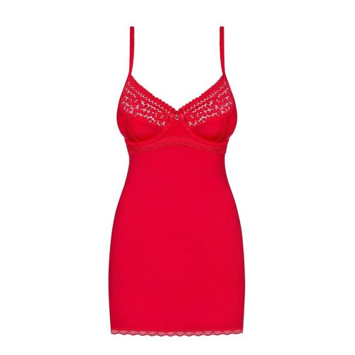 Nuisette & String Jolierose Obsessive Rouge