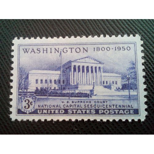 Timbre Etats-Unis Yt 543 Sesquicentenaire De La Capitale Nationale, Édifice De La Cour Suprême 1950 ( 1090205 )