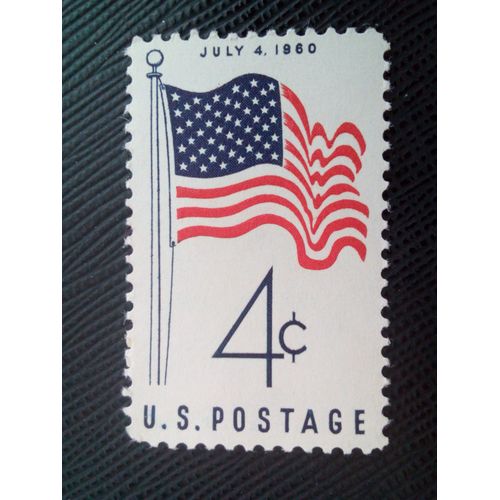 Timbre Etats-Unis Yt 688 Drapeau Américain, 1960 ( 1090205 )