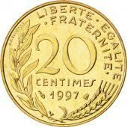 20 Centimes 1997