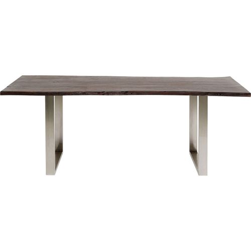 Table Harmony Noyer Chrome 180x90cm Kare Design