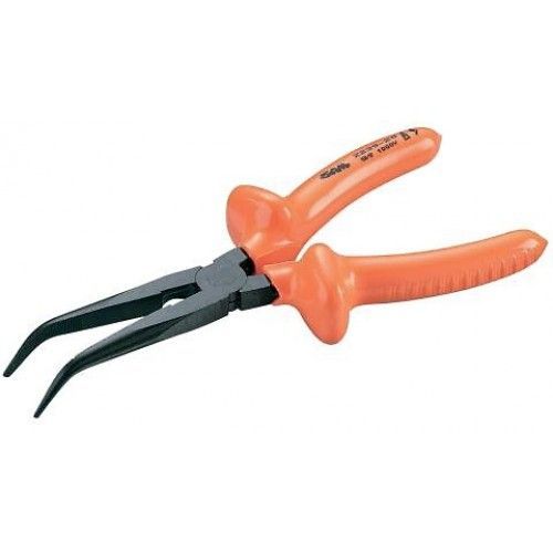 Pince à bec demi-rond coudé isolée 1000V - 165 mm SAM OUTILLAGE