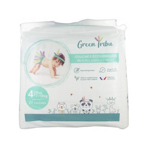 Couches Ecologiques 22 Couches Taille 4 (7-18 Kg)