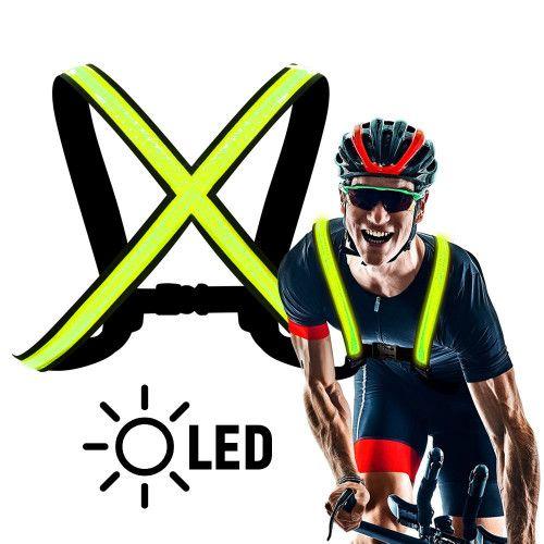 Bretelles À Led Streetglow Unisexes Taille L-Xl