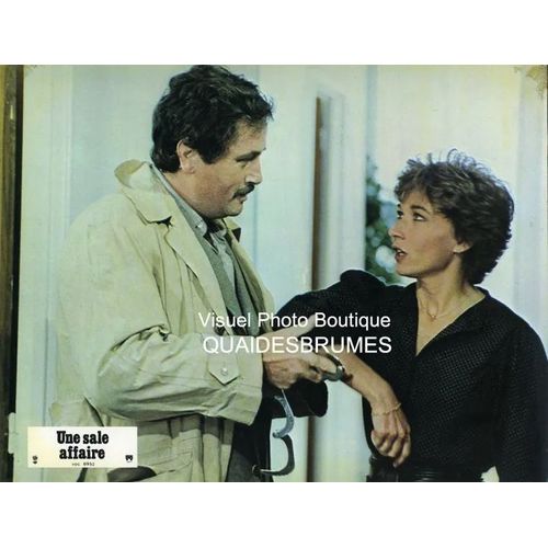Une Sale Affaire : Jeu De 10 Photos D'exploitation Cinématographique - Format 20,5x27 Cm - De Alain Bonnot, Avec Victor Lanoux, Marlène Jobert, Christopher Lambert, Patrick Bouchitey - 1981