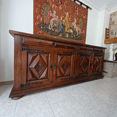 Buffet Enfilade Chene Massif