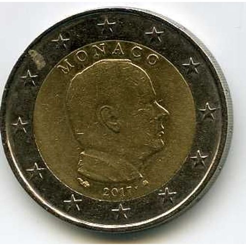Monaco 2 Euros 2017 Prince Albert