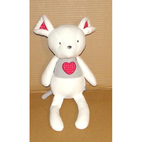 Peluche souris blanche on sale