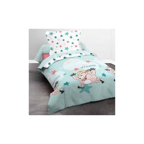 Parure De Couette 2 Pièces Today 100% Coton 140x200 Monster Dream