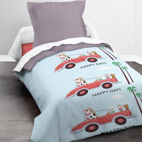 Parure De Couette Today 140x200 Cm 100% Coton 57 Fils Nice Days