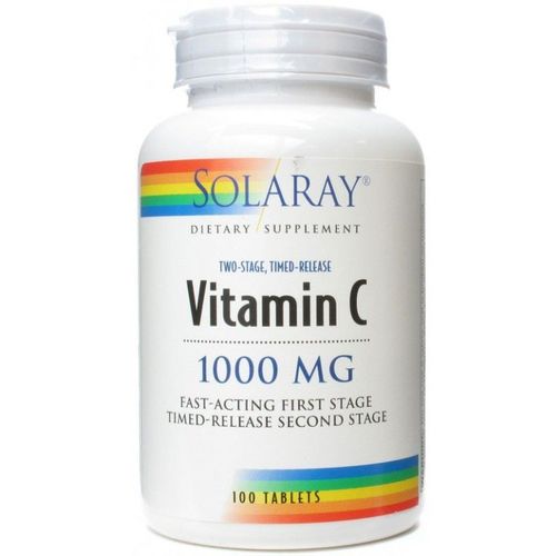 Solaray Vitamina C 1000 Mg 100 Tabletas 