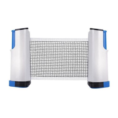 Filet De Tennis De Table Rétractable Pour Ping-Pong 190cm Gris Et Bleu--Rose Vie