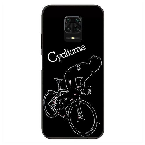 Coque Pour Xiaomi Redmi Note 9s / 9 Pro Cyclisme Ombre Blanche