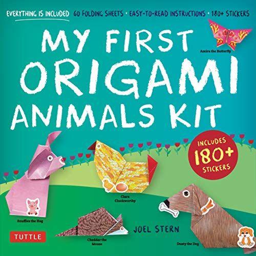 My First Origami Animals Kit : Everything Is Included: 60 Folding Sheets, Easy-To-Read Instructions, 180+ Stickers