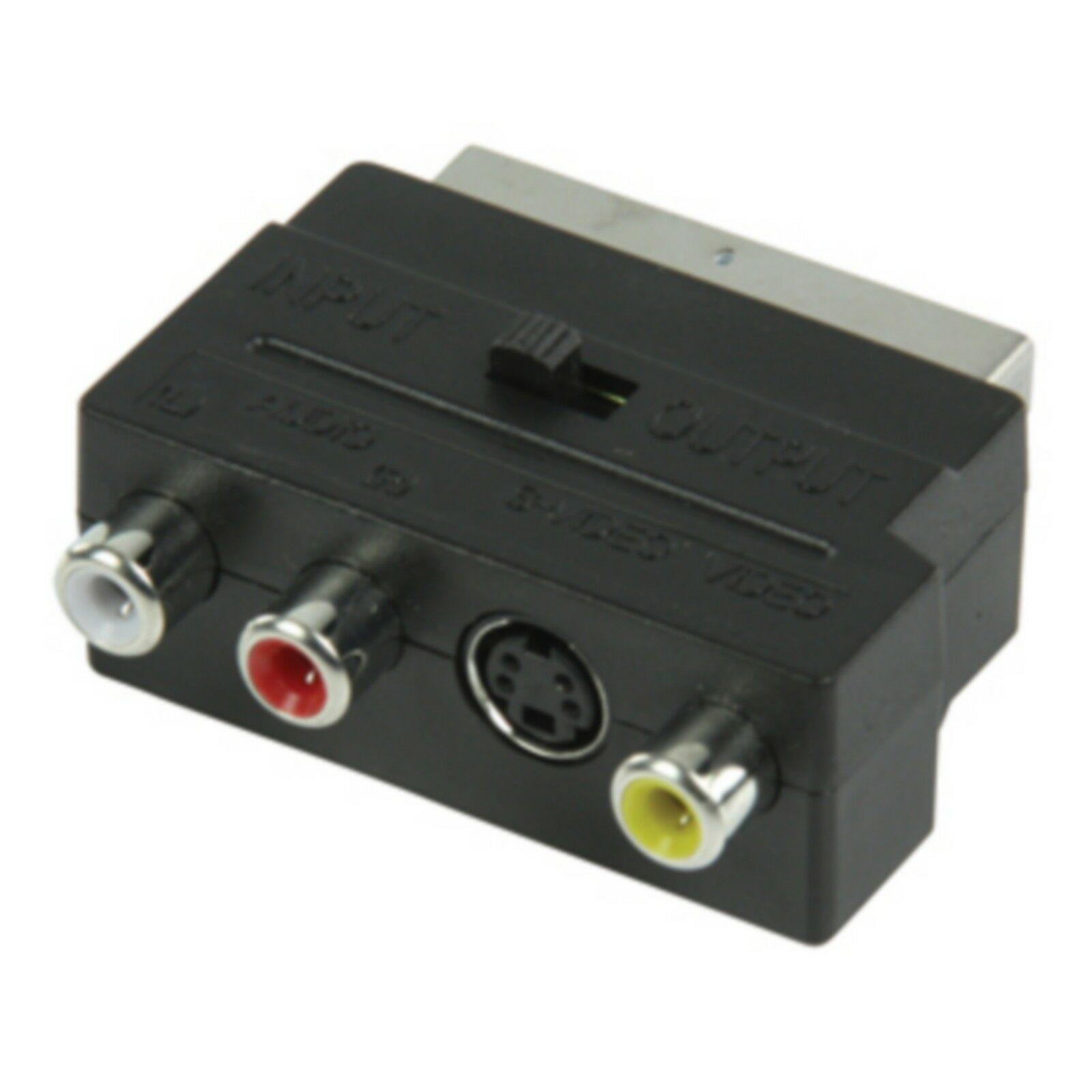 Ineck - INECK® péritel vers Composite RCA S-vhs Audio AV