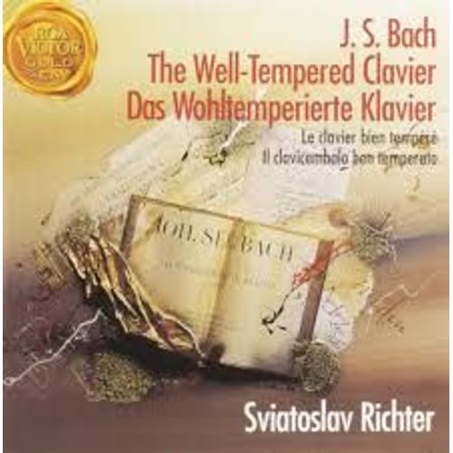 Johann Sebastian Bach (1685-1750) : Das Wohltemperierte Klavier Le Clavier Bien Tempéré Bwv 846-893 1er Et 2ème Livres 48 Préludes Et Fugues Par Sviatoslav Richter Piano
