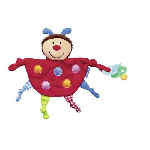 Doudou Ranvensburger Coccinelle Mini Steps Attache Tetine Jouet Bebe Naissance