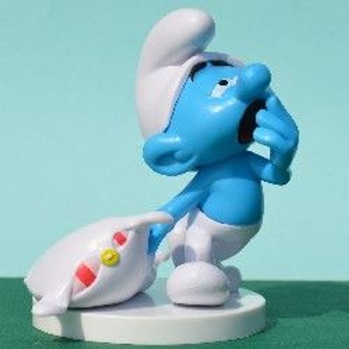 Figurine Les Schtroumpfs-Figurine Le Schtroumpf Paresseux