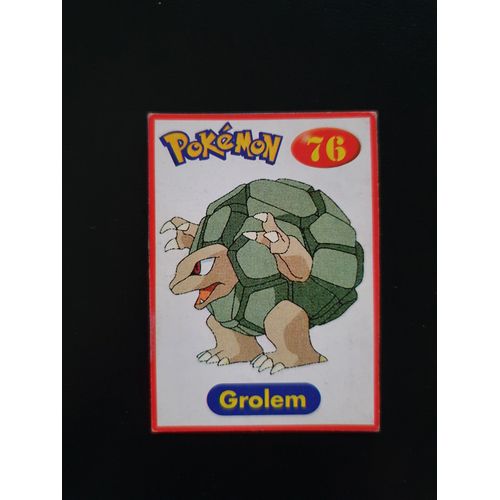 Vignette Grolem 76 Pokemon Années 2000