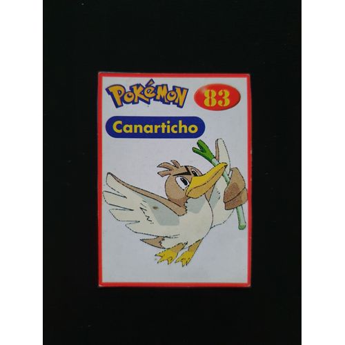 Vignette Canarticho 83 Pokemon Années 2000