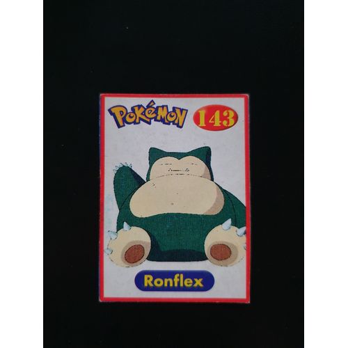 Vignette Ronflex 143 Pokemon Années 2000