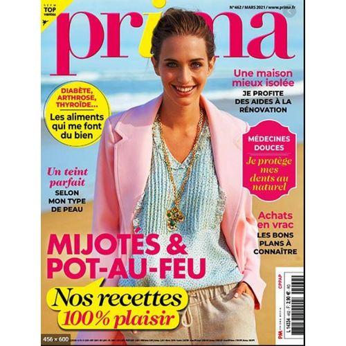 Prima-N°462-Daté Mars 2021 -Petit Format