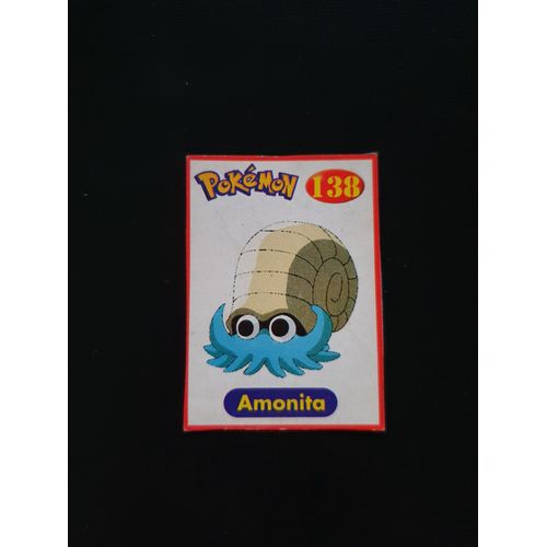 Vignette Amonita 138 Pokemon Années 2000