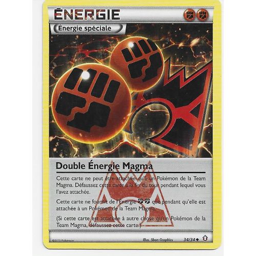 Pokemon Énergie Spèciale, Double Énergie Magma, Série Double Danger 34/34