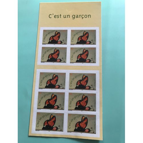 Bloc Feuillet 3635 - 10 Timbres Faire-Part - C Est Un Garçon - Anne Geddes - Année 2004 - Gomme Intacte