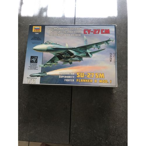 Maquette Avion 1/72 Zvezda 7295 Cy-27sm Flanker B Mod.1 Russian Air Superiority Fighter-Zvezda
