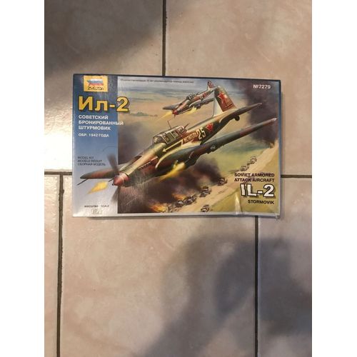 Maquette Avion Zvezda 1/72 Soviet Armored Attack Aircraft Il-2 Stormobik N 7279-Zvezda