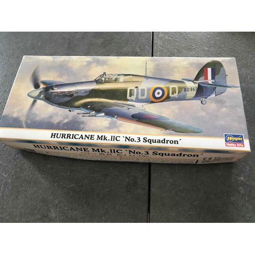Maquette Hasegawa Hobby Kits Huricane Mk.Iic No.3 Squadron 620 1/72-Hasegawa