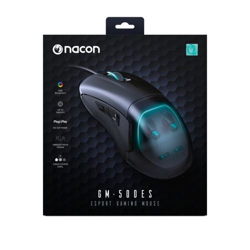 Souris optique Gaming Nacon GM-500ES Esport Noir PC gamer jeux vidéo pro filaire