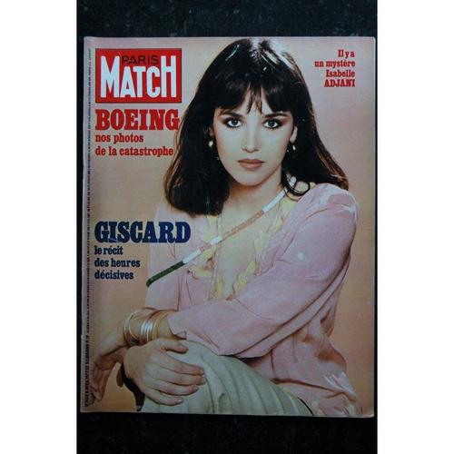 Paris Match N° 1454 8 Avril 1977 Isabelle Adjani Cover + 2 P. - Boeing Catastrophe - Eva Bluebell Au Lido - 108 Pages
