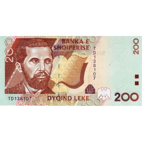 Albanie 2001 Billet Neuf Unc De 200 Leke Pick 67