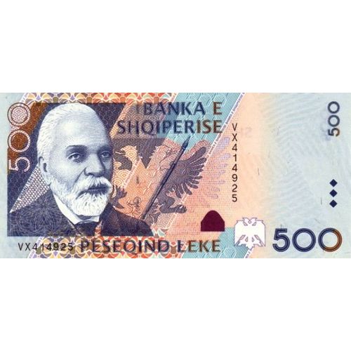 Albanie 2001 Billet Neuf Unc De 500 Leke Pick 68