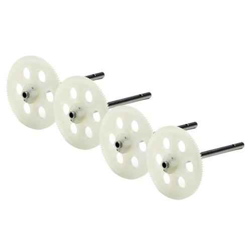 4pcs Engrenages Principals Blancs Pièces De Remplacement Pour Jjrc H16 Yizhan Tarantula X6 Rc Drone