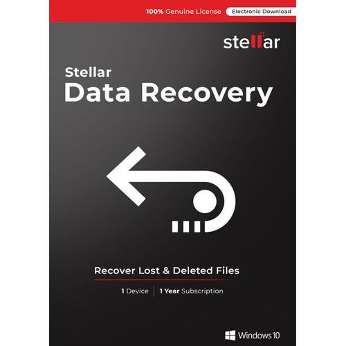 Stellar Data Recovery Professional For Windows V10 - Logiciel En Téléchargement - Pc