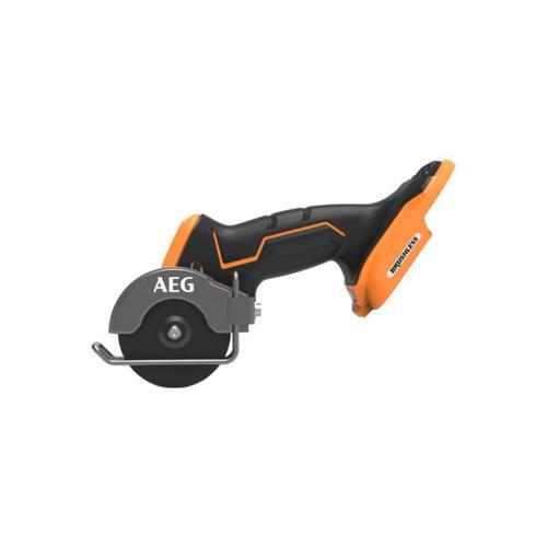 Mini scie multi matériaux AEG 18V - Brushless - Subcompact - Sans batterie ni chargeur - 6 disques - BMMS18SBL-0