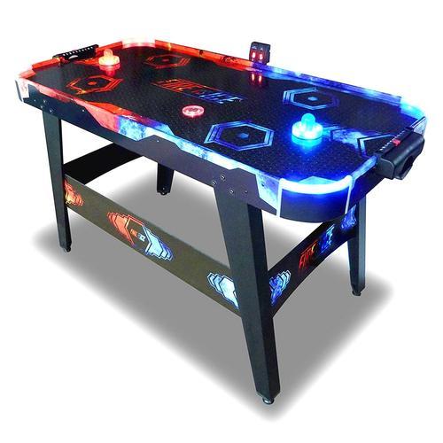 Table de Air Hockey à air Pulsé - 146 Cm FIRE & ICE LED- Jeux de Palet - Jeux Arcades Bar