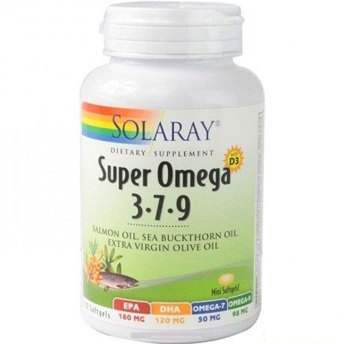 Solaray Super Omega 3-7-9 120 Perlas 