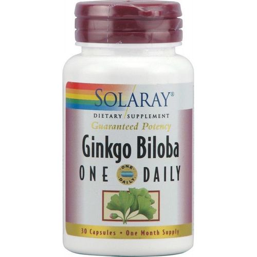 Solaray Ginkgo Biloba 60 Mg 60 Caps 