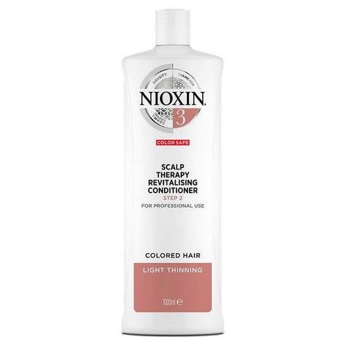 Nioxin System 3 Conditioner Colored Hair Scalp Therapy Revitalizing Fine Hair 1000ml 