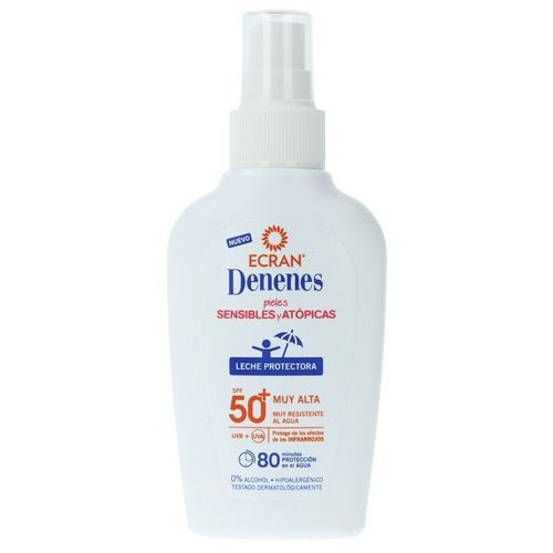 Denenes Solar Protective Milk Vaporisateur Spf50+ Peau Sensible 100ml 