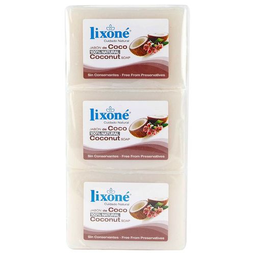 Lixoné Coconut Soap Peau Sèche 3x125g 