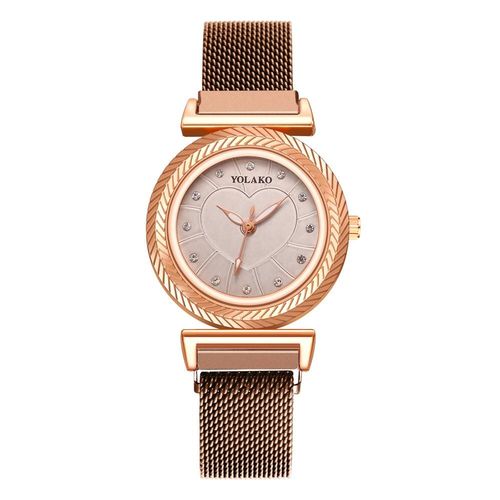 Montre Diamant De Luxe Pour Femmes, Créative, Mode, Boucle Magnétique, Bracelet En Maille, Horloge À Quartz Élégante, Cadeaux Pour D