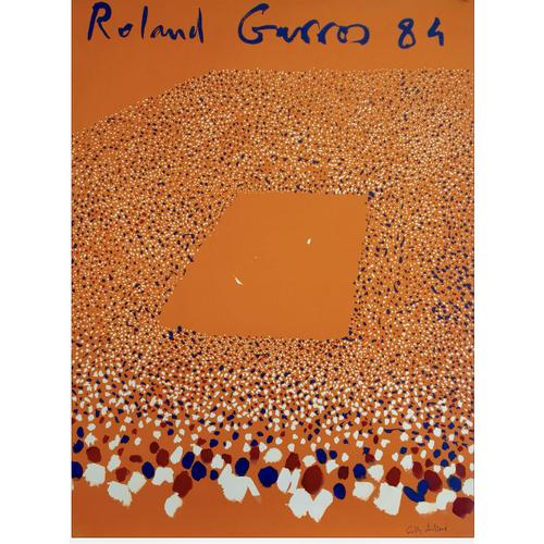 Affiche Roland Garros 1984 Format 60x90 Cm