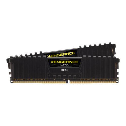 CORSAIR Vengeance LPX - DDR4 - kit - 16 Go: 2 x 8 Go - DIMM 288 broches - 3600 MHz / PC4-28800 - CL16 - 1.35 V - mémoire sans tampon - non ECC - noir