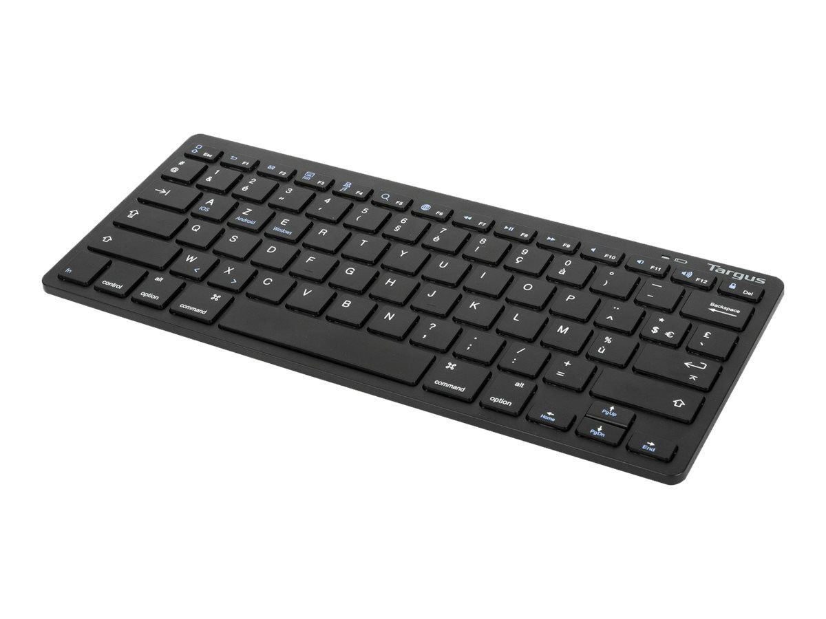 Targus Multi-Platform - Clavier - sans fil - Bluetooth 3.0 - AZERTY - Français - noir - B2B