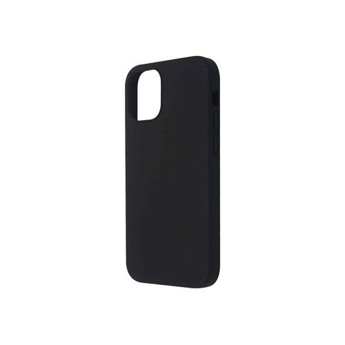 Qdos Touch - Coque De Protection Pour Téléphone Portable - Compatibilité Avec Magsafe - Polycarbonate, Silicone Liquide - Noir - Pour Apple Iphone 12 Mini